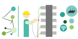 FTTH(光回線）接続イメージ画像例